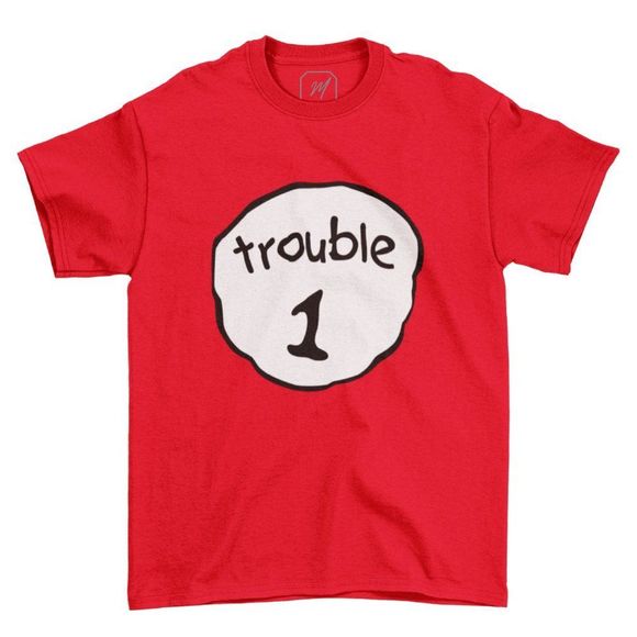 Trouble 1 Teecart Unisex T-shirt - Picture 1 of 4